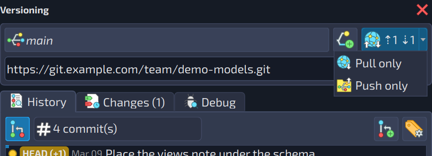 Click to enlarge ch8.versioning-sync-menu