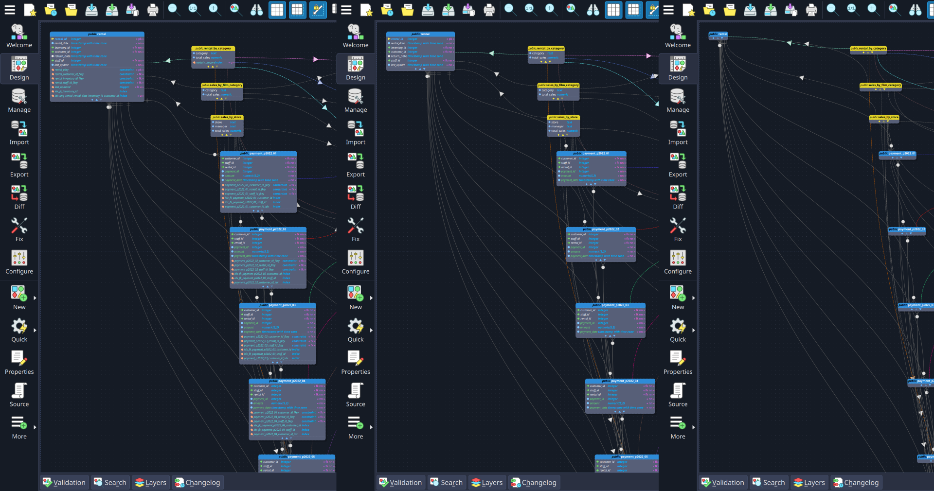 Use the attributes collapsing and pagination for a more compact visualization of the model.