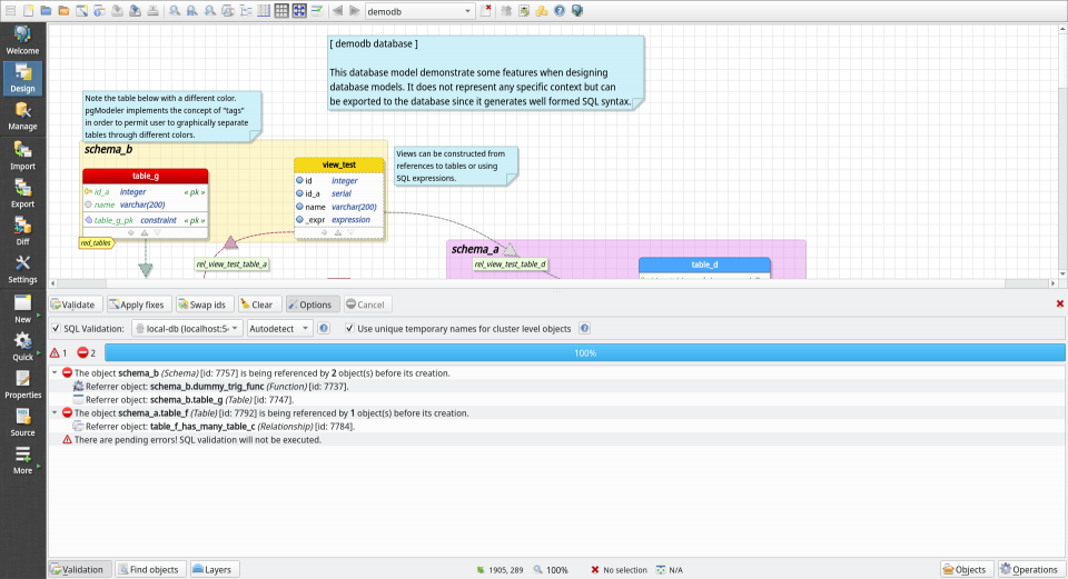 Don't get surprises when exporting your model. Validate it!