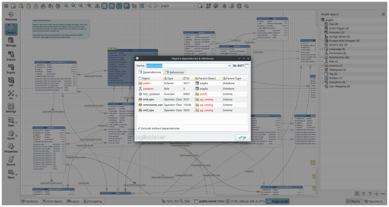 Identify how many objects depend on or are referenced by the current object.